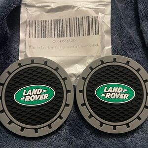 Land Rover Two Car Cup Coasters, new in package